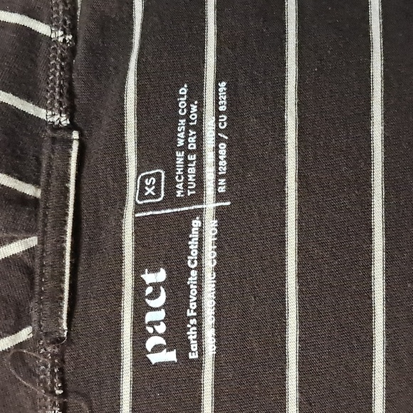 Pact Womens Robe Size XS Sustainable Organic Cotton Minimalist Brown Lounge - Picture 6 of 8